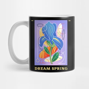 abstract surrealistic flower art Mug